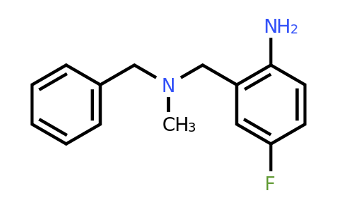 CAS 1154287-33-8 | 2-((Benzyl(methyl)amino)methyl)-4-fluoroaniline