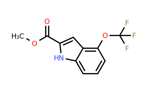 CAS 1154319-83-1 | methyl 4-(trifluoromethoxy)-1H-indole-2-carboxylate