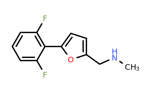 CAS 1154331-49-3 | 1-(5-(2,6-Difluorophenyl)furan-2-yl)-N-methylmethanamine