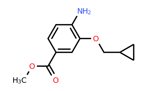 CAS 1154342-13-8 | Methyl 4-amino-3-(cyclopropylmethoxy)benzoate