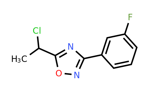 CAS 1154345-47-7 | 5-(1-chloroethyl)-3-(3-fluorophenyl)-1,2,4-oxadiazole