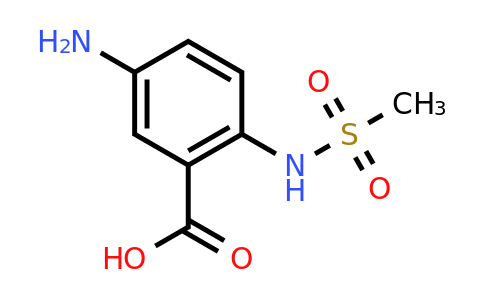 CAS 1154379-40-4 | 5-Amino-2-methanesulfonamidobenzoic acid