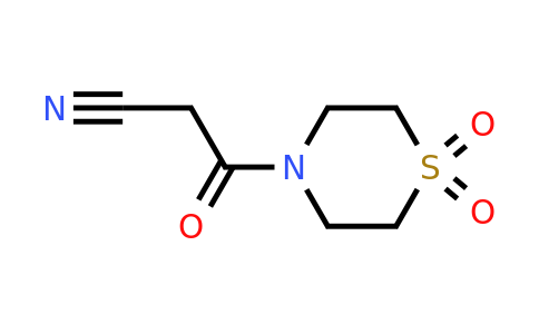 CAS 1154379-97-1 | 3-(1,1-Dioxo-1lambda6-thiomorpholin-4-yl)-3-oxopropanenitrile