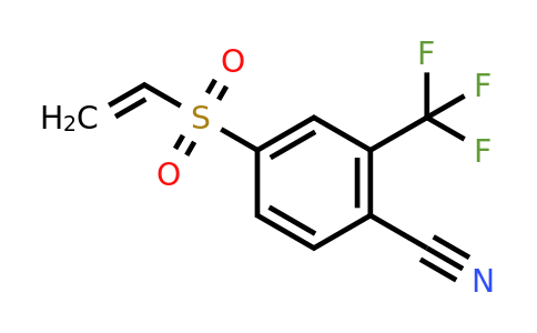 CAS 1154395-99-9 | 4-(Ethenesulfonyl)-2-(trifluoromethyl)benzonitrile