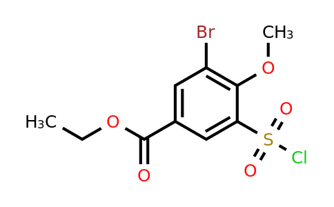 CAS 1154569-04-6 | ethyl 3-bromo-5-(chlorosulfonyl)-4-methoxybenzoate