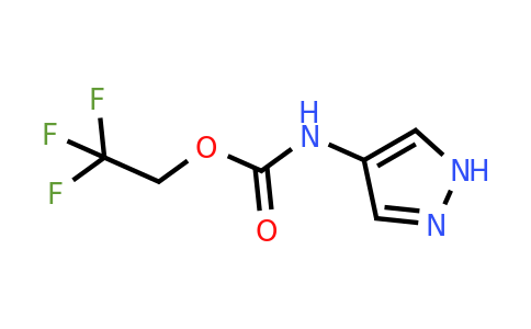 CAS 1154595-78-4 | 2,2,2-Trifluoroethyl N-(1H-pyrazol-4-yl)carbamate