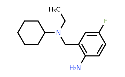 CAS 1154634-37-3 | 2-((Cyclohexyl(ethyl)amino)methyl)-4-fluoroaniline