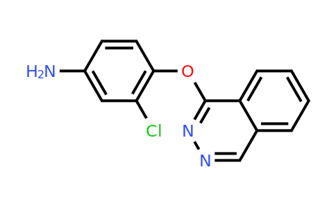 CAS 1154654-56-4 | 3-chloro-4-(phthalazin-1-yloxy)aniline