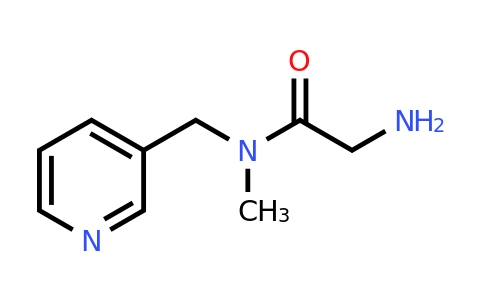 CAS 1154667-37-4 | 2-amino-N-methyl-N-[(pyridin-3-yl)methyl]acetamide