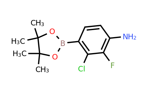 CAS 1154740-65-4 | 3-Chloro-2-fluoro-4-(4,4,5,5-tetramethyl-1,3,2-dioxaborolan-2-YL)aniline