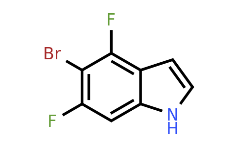 CAS 1154742-51-4 | 5-bromo-4,6-difluoro-1H-indole