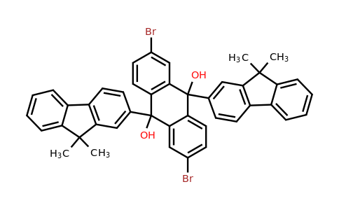 CAS 1154751-56-0 | 2,6-dibromo-9,10-bis(9,9-dimethyl-9H-fluoren-2-yl)-9,10-dihydroanthracene-9,10-diol