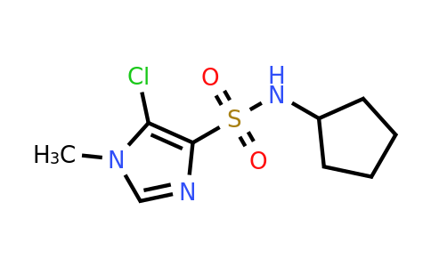 CAS 1154914-95-0 | 5-Chloro-N-cyclopentyl-1-methyl-1H-imidazole-4-sulfonamide