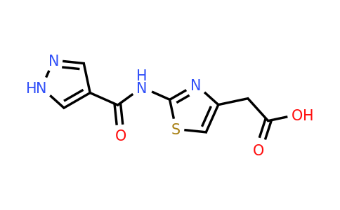 CAS 1154939-61-3 | 2-[2-(1H-pyrazole-4-amido)-1,3-thiazol-4-yl]acetic acid