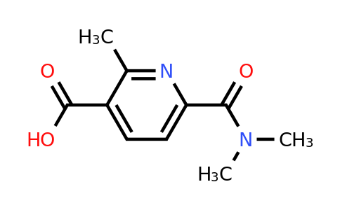 CAS 1154955-06-2 | 6-(Dimethylcarbamoyl)-2-methylpyridine-3-carboxylic acid