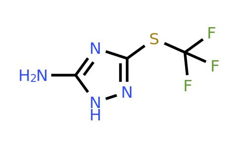 CAS 1154963-41-3 | 3-((Trifluoromethyl)thio)-1H-1,2,4-triazol-5-amine