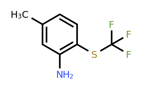 CAS 1154963-60-6 | 5-Methyl-2-((trifluoromethyl)thio)aniline