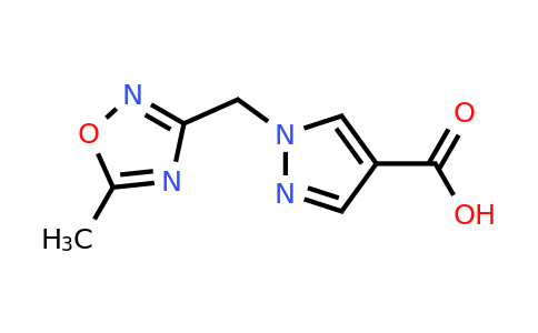CAS 1155064-87-1 | 1-[(5-methyl-1,2,4-oxadiazol-3-yl)methyl]-1H-pyrazole-4-carboxylic acid