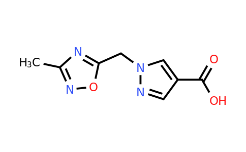 CAS 1155064-95-1 | 1-[(3-methyl-1,2,4-oxadiazol-5-yl)methyl]-1H-pyrazole-4-carboxylic acid