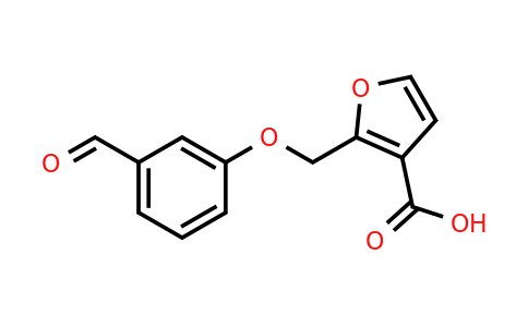 CAS 1155071-75-2 | 2-(3-Formylphenoxymethyl)furan-3-carboxylic acid