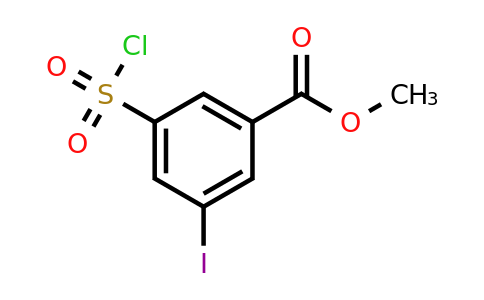 CAS 1155083-86-5 | Methyl 3-(chlorosulfonyl)-5-iodobenzoate