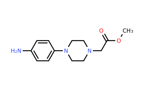 CAS 1155085-67-8 | Methyl 2-[4-(4-aminophenyl)piperazin-1-yl]acetate
