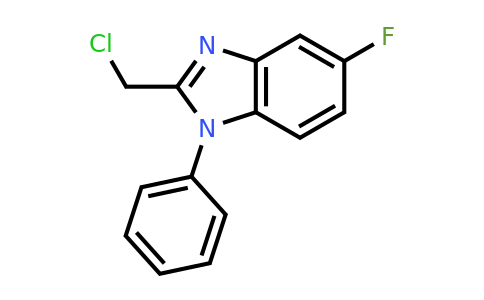CAS 1155094-40-8 | 2-(chloromethyl)-5-fluoro-1-phenyl-1H-1,3-benzodiazole