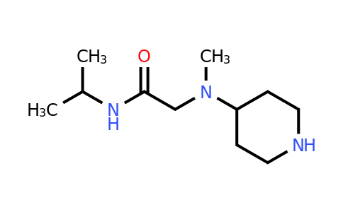 CAS 1155107-93-9 | 2-[methyl(piperidin-4-yl)amino]-N-(propan-2-yl)acetamide