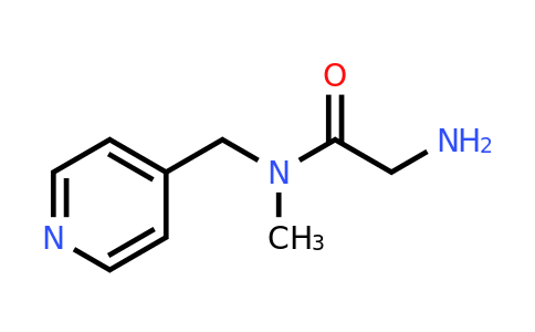 CAS 1155110-55-6 | 2-amino-N-methyl-N-[(pyridin-4-yl)methyl]acetamide