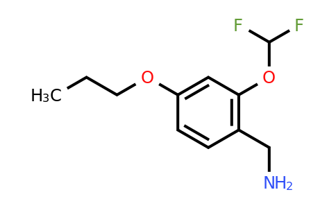 CAS 1155117-39-7 | [2-(difluoromethoxy)-4-propoxyphenyl]methanamine