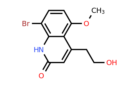 CAS 1155270-68-0 | 8-Bromo-4-(2-hydroxyethyl)-5-methoxyquinolin-2(1H)-one