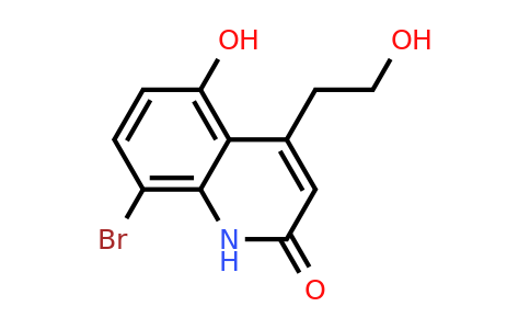 CAS 1155270-69-1 | 8-Bromo-5-hydroxy-4-(2-hydroxyethyl)quinolin-2(1H)-one
