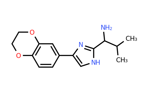 CAS 1155459-46-3 | 1-[4-(2,3-Dihydro-1,4-benzodioxin-6-yl)-1H-imidazol-2-yl]-2-methylpropan-1-amine