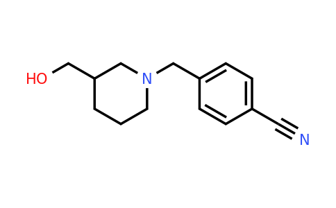 CAS 1155505-48-8 | 4-((3-(Hydroxymethyl)piperidin-1-yl)methyl)benzonitrile