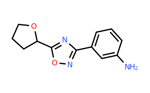 CAS 1155525-16-8 | 3-[5-(Oxolan-2-yl)-1,2,4-oxadiazol-3-yl]aniline