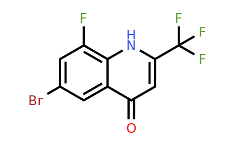 CAS 1155601-12-9 | 6-bromo-8-fluoro-2-(trifluoromethyl)-1,4-dihydroquinolin-4-one