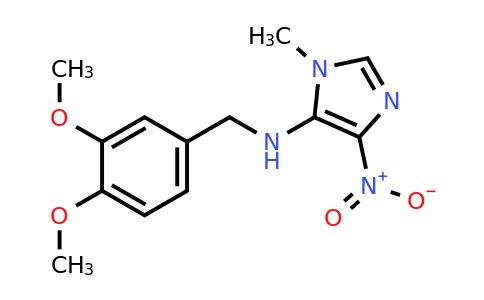 CAS 1155610-22-2 | N-[(3,4-Dimethoxyphenyl)methyl]-1-methyl-4-nitro-1H-imidazol-5-amine
