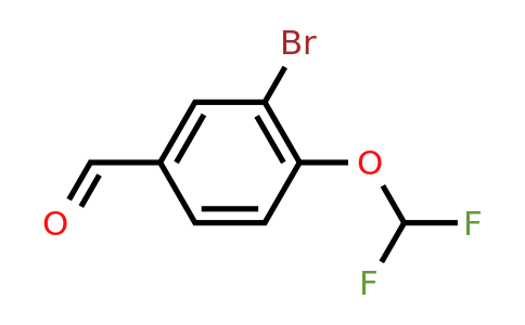 CAS 1155878-02-6 | 3-bromo-4-(difluoromethoxy)benzaldehyde
