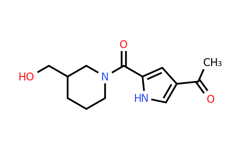 CAS 1155904-64-5 | 1-{5-[3-(hydroxymethyl)piperidine-1-carbonyl]-1H-pyrrol-3-yl}ethan-1-one