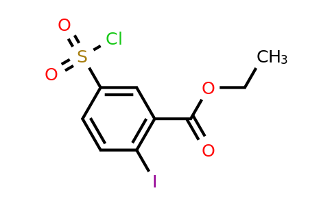 CAS 1155911-38-8 | Ethyl 5-(chlorosulfonyl)-2-iodobenzoate