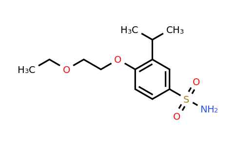 CAS 1155915-89-1 | 4-(2-ethoxyethoxy)-3-(propan-2-yl)benzene-1-sulfonamide