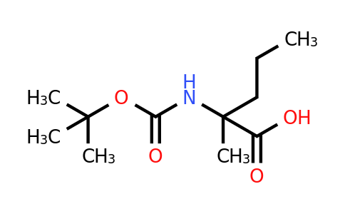 CAS 1155990-96-7 | 2-{[(tert-butoxy)carbonyl]amino}-2-methylpentanoic acid