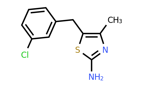 CAS 1155998-38-1 | 5-[(3-Chlorophenyl)methyl]-4-methyl-1,3-thiazol-2-amine