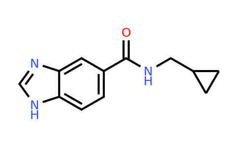 CAS 1156039-45-0 | N-(Cyclopropylmethyl)-1H-1,3-benzodiazole-5-carboxamide