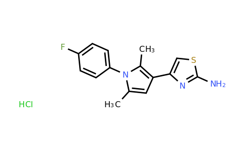 CAS 1156039-78-9 | 4-[1-(4-fluorophenyl)-2,5-dimethyl-1H-pyrrol-3-yl]-1,3-thiazol-2-amine hydrochloride