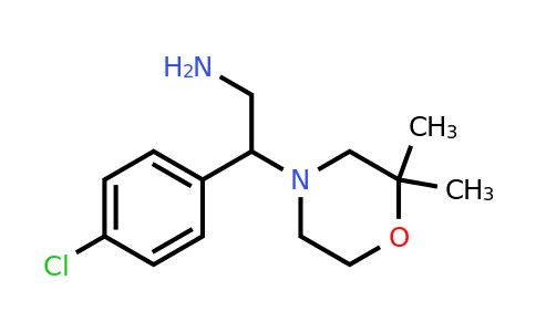 CAS 1156090-71-9 | 2-(4-Chlorophenyl)-2-(2,2-dimethylmorpholin-4-yl)ethan-1-amine