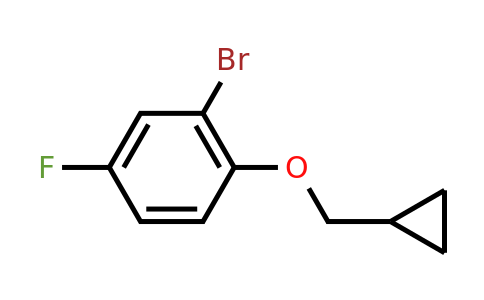 CAS 1156170-01-2 | 2-bromo-1-(cyclopropylmethoxy)-4-fluorobenzene