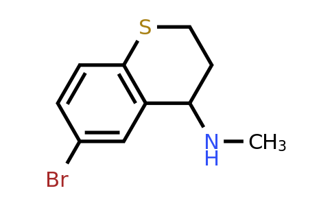 CAS 1156177-19-3 | 6-Bromo-N-methyl-3,4-dihydro-2H-1-benzothiopyran-4-amine