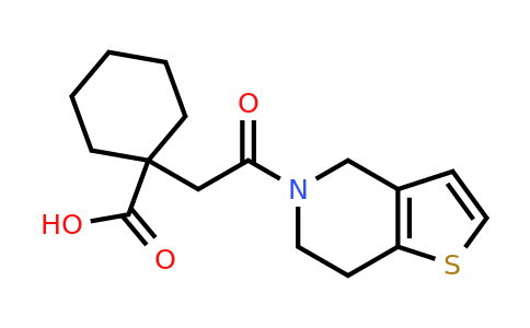 CAS 1156187-68-6 | 1-(2-oxo-2-{4H,5H,6H,7H-thieno[3,2-c]pyridin-5-yl}ethyl)cyclohexane-1-carboxylic acid
