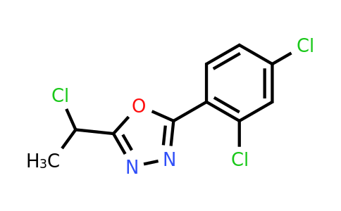 CAS 1156191-87-5 | 2-(1-chloroethyl)-5-(2,4-dichlorophenyl)-1,3,4-oxadiazole